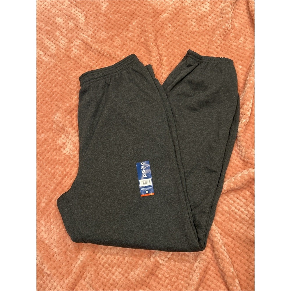 Mission Ridge Mens Dark  Gray Elastic Waist/ Cuffs Sweat Pants‎ Size XL